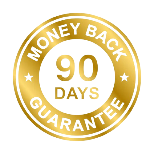90 days waaranty badge